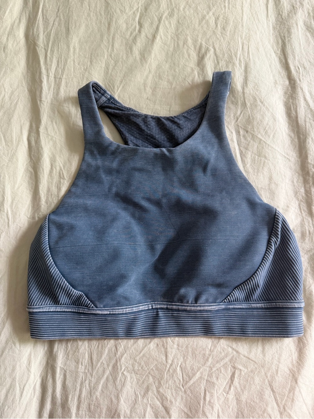 Women’s grey lululemon high neck sports bra